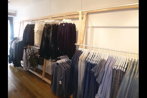 This small unit neither looks nor feels like an interior from the all-American purveyor of casualwear.